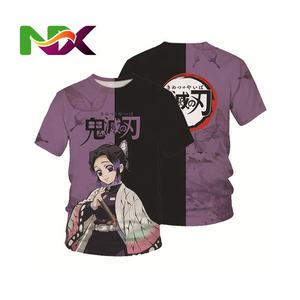 T-<span class=keywords><strong>shirt</strong></span> XIANGHUI Anime Estiva con Stampa Cartoon alla Moda per Ragazzi Demon <span class=keywords><strong>Slayer</strong></span> Spedizione Gratuita T-<span class=keywords><strong>shirt</strong></span> da Uomo Semplice - Product Image 3