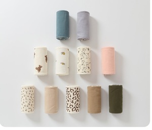 Mềm Muslin bông bé nôi lan can Bumper Bìa phong cách Châu Âu & Mỹ tất cả các mùa - Product Image 6