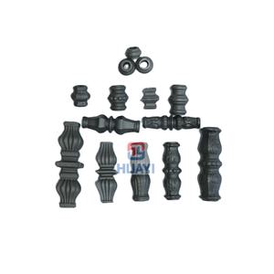 Componentes de Hierro Forjado, Bujes de Fundición con Orificio Redondo de 16 mm, Hierro Decorativo, Forja en Caliente, Elementos de Hierro Forjado - Product Image 6