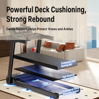 Tapis roulant électrique pour la maison, machine de course motorisée avec absorption des chocs pour la salle de sport, équipement de fitness, entraînement en intérieur et utilisation à domicile