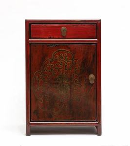 Mesita de <span class=keywords><strong>noche</strong></span> rústica antigua de madera antigua mesita de <span class=keywords><strong>noche</strong></span> pintada - Product Image 3