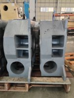 Service de moulage de châssis de machine CNC en alliage d'aluminium sur mesure, marque Chancel, modèle D512