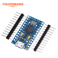 Pro Micro utiliza el microcontrolador Atmega32U4 con su propio programa de actualización USB, placa de desarrollo de microcontrolador de 5V/16M