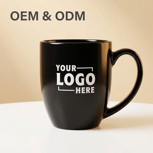 Mug en céramique Bestro personnalisé en usine, logo promotionnel, mug à café personnalisé 500 ml, passe au micro-ondes, mug cadeau émaillé - Product Image 1