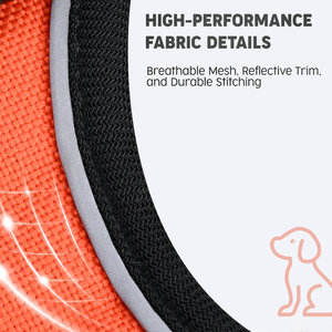Nouveau <span class=keywords><strong>Harnais</strong></span> de Sport Réfléchissant Personnalisé pour <span class=keywords><strong>Chien</strong></span> avec 3 Patchs Amovibles, Tissu Oxford Ajustable et Doublure en Maille Respirante - Product Image 4