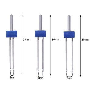 Sewing Machine Double Needle 2mm 3mm 4mm Stainless Steel For Home Sewing - Product Image 2
