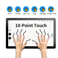 Tablette PC Android étanche IP65 15,6 21,5 23,8 pouces avec PoE pour système d'affichage de cuisine de restaurant KDS, écran tactile tout-en-un