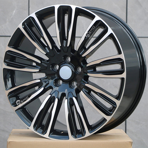 Rin de Alto Rendimiento de 20-22x9.5" 5x108/120 para Range Rover Velar, Plateado/Negro - Product Image 4