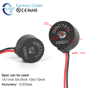 Micro hiện tại biến áp PCB núi qnct01 5a5ma 5a2.5ma 1:1000 1:2000 nhỏ hiện tại biến áp CT <span class=keywords><strong>1A</strong></span> 5A 10A nhà máy giá - Product Image 4