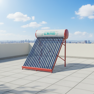 <span class=keywords><strong>Chauffe</strong></span>-<span class=keywords><strong>eau</strong></span> solaire à tube sous vide pour usage domestique, système de chauffage solaire sur toit adapté aux familles et aux hôtels - Product Image 1