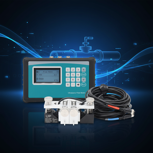 Portable OEM Plastic Type Non Contact Clamp-On Ultrasonic <b>Flow</b> <b>Meter</b> for <b>Water</b> Oil with RS485 No Pipe Cutting - Product Image 2