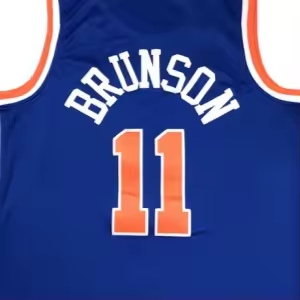 Maillot de basket des New <span class=keywords><strong>York</strong></span> Knicks en promotion # 11 Brunson # 32 communes # Maillot de basket-ball pour homme 3 Hart avec broderie cousue - Product Image 5
