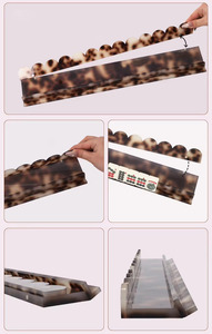 Supporti Magnetici in Acrilico Trasparente per Tessere Mahjong Stile Americano con Fessura Laterale per Giochi da Tavolo, Logo Personalizzabile - Product Image 2