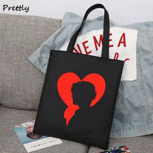 Sacs fourre-tout promotionnels en toile de coton vierge pour courses et sacs à chaussures pour Kpop - Product Image 4