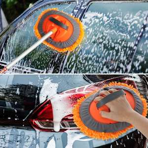 MATCC Balai de nettoyage télescopique réglable pour voiture, en chenille, brosse douce pour essuyage, accessoires automobiles pour vitres - Product Image 1
