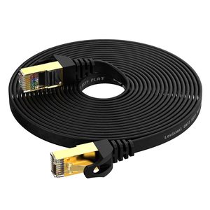 D-Sunty Cat8 Ethernet <b>Cable</b> 40Gbps Shielded Silver Braid <b>RJ45</b> Patch Cord High Speed PVC Indoor LAN Network for Gaming PC Route - Product Image 2