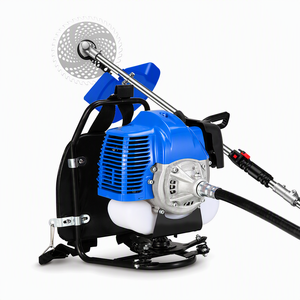 Débroussailleuse thermique haute performance 52 cm³ à moteur 2 temps, coupe-herbe portatif avec lame en acier au manganèse, largeur de coupe 300 mm pour arbustes et mauvaises herbes - Product Image 1