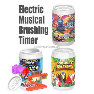 Jouet musical éducatif en plastique avec minuteur pour le brossage des dents pour enfants de 2 à 4 ans et de 5 à 7 ans, avec minuteurs pour brosse à dents et lavage des mains - Product Image 1