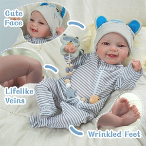 ตุ๊กตาเด็กผู้หญิง Babeside <span class=keywords><strong>Leen</strong></span> ขนาด 20 นิ้ว แบบเหมือนจริง ทำจากผ้า ตุ๊กตา Reborn ของเล่นนุ่ม รุ่น DIY ตุ๊กตาแฟชั่นจิ๋ว - Product Image 4