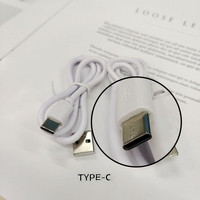 Câble de charge rapide USB vers Type C en cuivre pur de 30 cm, 5V 2A, pour téléphones portables, lecteurs MP3/MP4 et écouteurs – Prix usine