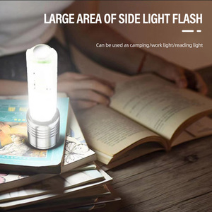 Bán nóng siêu sáng túi nhôm COB tay đèn pin không thấm nước USB sạc <span class=keywords><strong>LED</strong></span> Đèn pin keychain UV <span class=keywords><strong>Torch</strong></span> ánh sáng - Product Image 5