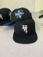 Casquettes Snapback à Bord Plat Personnalisées OEM ODM avec Broderie 3D, Logo, Vente en Gros, Hip Hop, Unisexe, Performance Extérieure, Motif Feuille, Jersey