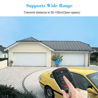 Télécommande sans fil RF 433 MHz pour portail de garage, duplicateur de code, ouvre-porte à distance 433 MHz