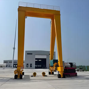 رافعة جسرية للحاويات بسعة 45 طن مع عجلات وإطارات، مسافة رفع 35 متر، محرك وصندوق تروس - Product Image 4