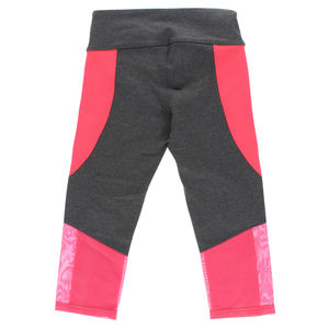 Leggings Capri Illusion 2 de Alo Yoga para Mujer, Color: Gris/Neón |   100% Auténtico - Product Image 3