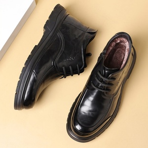 Zapatos Casuales de Invierno para Hombre, Nuevos, Cálidos y Gruesos, de Piel de Vacuno Genuina de Primera Calidad, Cálidos y Cómodos - Product Image 1