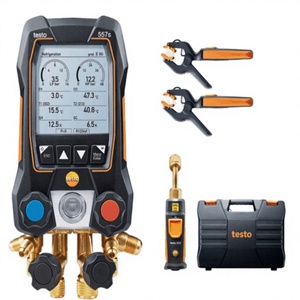 Manomètre de charge de réfrigérant Testo549 pour climatiseur de voiture, outil de remplissage numérique - Product Image 1