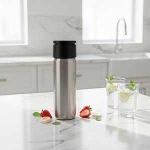 <b>750ml</b> Single Layer Stainless Steel <b>Bottle</b> With Function Lid for Replace Our Soda Maker Stainless Steel Material and Safe - Product Image 5