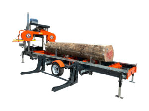 Sierra <span class=keywords><strong>de</strong></span> cinta horizontal <span class=keywords><strong>de</strong></span> 36 pulgadas, aserradero portátil RS36HD con cargador hidráulico y tornero <span class=keywords><strong>de</strong></span> <span class=keywords><strong>troncos</strong></span> hidráulico - Product Image 6