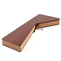 Table basse Spazepaper 37cm/70cm de hauteur, table d'appoint pliable en papier kraft pour salon, salle d'exposition, salon professionnel, événement