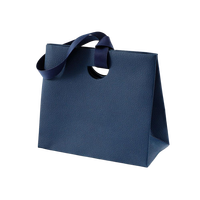 Tas Kado Kertas Kraft Daur Ulang Warna Ivory Perak dengan Logo Kustom untuk Pakaian, Kaos Kaki, Sepatu, Perhiasan & Jam Tangan