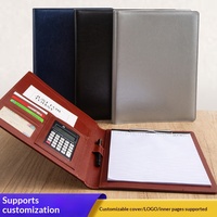 Carpeta Multifuncional A4 con Hebilla de Cuero, Clip Potente, Carpeta de Negocios Personalizada, Carpeta de Documentos Desmontable