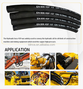 Blince Flexible High Hydraulic <b>Rubber</b> <b>Hose</b> Pipe with Connector for Jet Car Washing Cleaning - Product Image 4