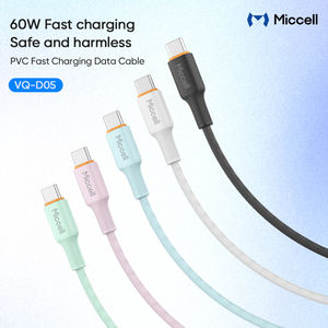 Miccell 60W <span class=keywords><strong>USB</strong></span> <span class=keywords><strong>Tipo</strong></span> <span class=keywords><strong>C</strong></span> Cable Pd Carga rápida <span class=keywords><strong>Usb</strong></span> <span class=keywords><strong>C</strong></span> a <span class=keywords><strong>tipo</strong></span> <span class=keywords><strong>C</strong></span> Carga rápida Cable de datos de teléfono móvil para Xiaomi <span class=keywords><strong>14</strong></span> 15 - Product Image 2