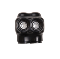 Connecteurs multi-prises isolés UL QMS-S250-2 à entrée simple face, connecteurs de câbles électriques noirs UL NON-UL