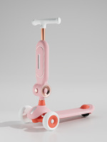 Trottinette 3 en 1 pour enfants avec musique et lumière, trottinette à roulettes lumineuse pour tout-petits et enfants, directement de l'usine