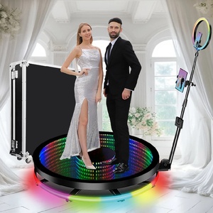 Vendita calda 360 rotazione intelligente cabina fotografica consegna rapida padiglione per la festa mostra dal vivo matrimoni-compatibile smartphone iPad tra cui - Product Image 2