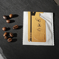 Sac de filtre goutte à goutte d'oreille suspendu VFR importé du Japon conçu pour le café de spécialité avec une extraction propre et un brassage facile