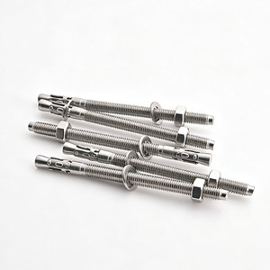 Ancre à coin robuste en acier inoxydable 304 M12 x 135 mm galvanisée, tailles M6/M12/M20, tête hexagonale norme ISO - Product Image 1