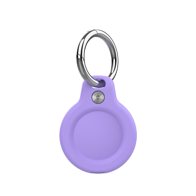Waterproof Silicone Case for Airtags Drop-Proof Full Body Protective Case Airtag Holder with Keychain Find Your Luggage Pet Keys