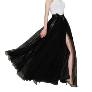 Jupe fendue en maille pour femmes Polyester/rayonne acteur scène Performance Costume princesse <span class=keywords><strong>Tutu</strong></span> Photo Studio photographie vêtements - Product Image 5