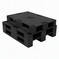 Palettes en plastique industrielles robustes de 1200*1000 mm, neuves, en HDPE, pour entrepôt, hygiéniques, de qualité alimentaire, durables, fabriquées en usine
