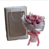 Bouquets de fleurs naturelles préservées de haute qualité, roses éternelles, pour la remise des diplômes, la Saint-Valentin, la fête des mères