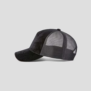 Casquette de baseball unie noire pour homme, style décontracté, avec visière incurvée, idéale pour l'extérieur et les voyages - Product Image 3
