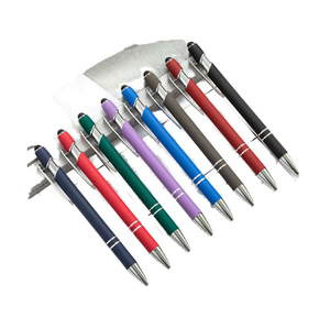 Sang trọng nhôm <span class=keywords><strong>stylus</strong></span> bút bi biểu tượng tùy chỉnh kim loại cảm ứng khuyến mại mới lạ bút - Product Image 1