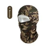 Masque de protection solaire tactique léger en Spandex/Polyester imprimé sérigraphié pour le cyclisme, coupe-vent, cagoule d'été